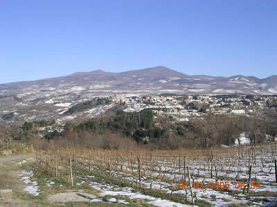 La montagna vista da Montegiovi